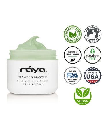 Raya Seaweed Masque | Hydrating Facial Treatment Mask for All Skin Types | Vitamins & Minerals Infused - Buy Online on GoSupps.com