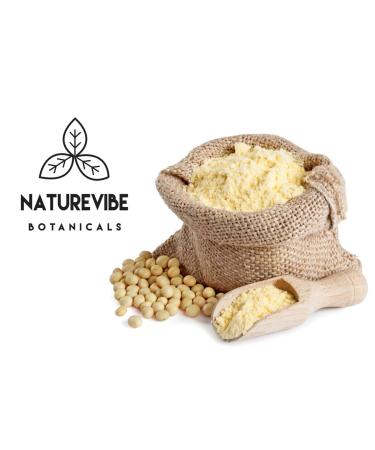 Naturevibe Botanicals Organic Soy Flour 1lb - Non-GMO, Gluten Free, Protein & Iron Rich - Buy Online on GoSupps.com