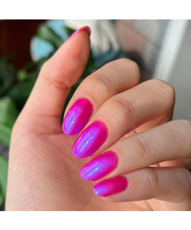COSMOO Hot Pink Nail Polish - Deep Neon Pink Glow Quick Dry Nail Lacquer for Nail Art 0.41 fl oz | International Shipping - Buy Online on GoSupps.com