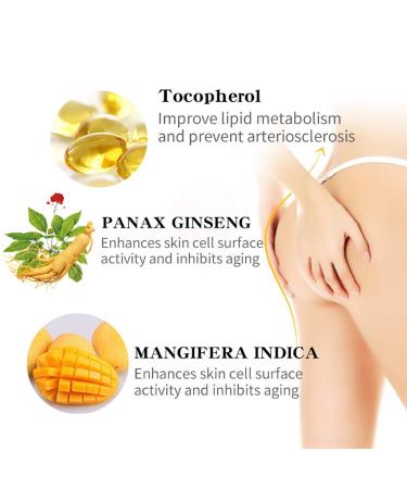 2PCS Butt Enlargement Cream Hip Enhancement for Women Mango Sexy Hip Up Cream Bigger Buttock Lifter Firm Skin Effective Shaping Eliminate Printing Massage Cream - Buy Online on GoSupps.com