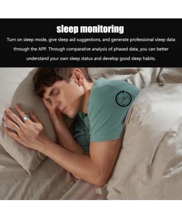 ThyxG Intelligent Portable Health Ring - Fitness & Sleep Tracker with Heart Rate Monitoring Precision Sensor & Multiple Training Modes - Cyan - Buy Online on GoSupps.com