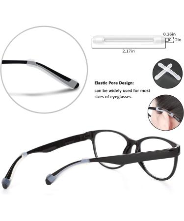 5 Pairs Silicone Eyeglass Temple Tips Sleeve Retainer - Anti-Slip Elastic Glasses Retainers - Buy Online on GoSupps.com