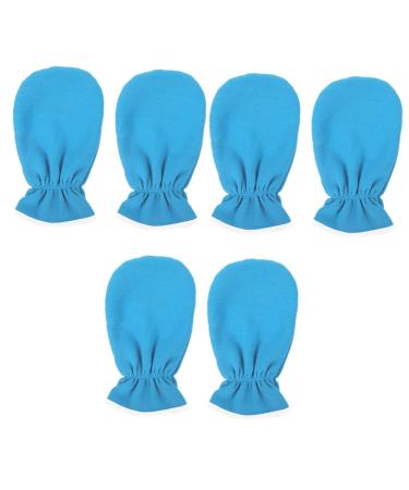 POPETPOP 3 Pairs Hand Cover Hand Spa mask Gloves Essential Oil Hand Wax Gloves moisturizing Paraffin Wax Gloves Cosmetic Hand Wax Paraffin Wax for feet Polyester