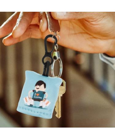 Buy Healvian 4pcs Glasses Cleaning Cloth Keychain - Portable Screen Lens Cleaner Wipes for Eyeglasses Camera and Cell Phone - Ideal for Travel - Buy Online on GoSupps.com