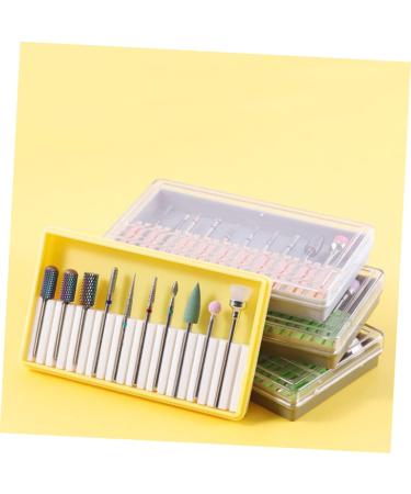 minkissy 3 Sets Nail Drill Replacement Bits Cuticle Drill Bits Nail File Drill Bits Grit Nail Art Supplies Nail Grinding Head Nail Grinding Polisher Gel Nails Bit Sand Set Manicure 5x1cmx3pcs Yellowx3pcs - Buy Online on GoSupps.com