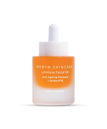 Robyn Skincare Limitless Bio Retinol Face Oil - Naturally Firm Skin Reduce Wrinkles Brighten the Complexion Reduce Dark Circles - Anti Ageing Zero Side-Effects All Skin Types Men & Women - 30ml