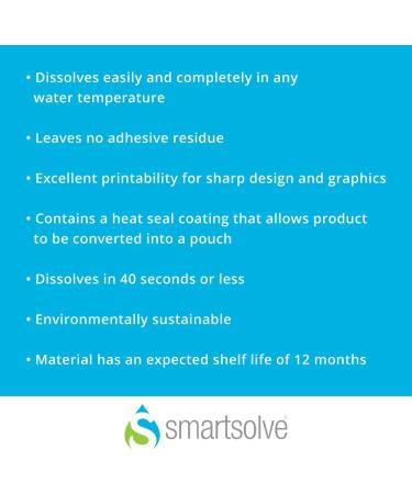 SmartSolve - IT118942 2pt Water-Soluble Translucent Paper 8.5" x 11" White (Pack of 25) - Buy Online on GoSupps.com