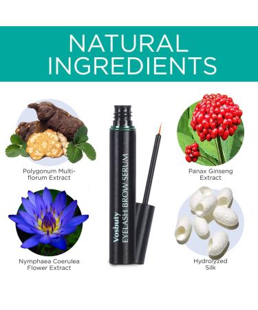 Potent Hypoallergenic Eyelash Growth Serum - Safe & Non-Irritating Formula - 5ml - Buy Online on GoSupps.com
