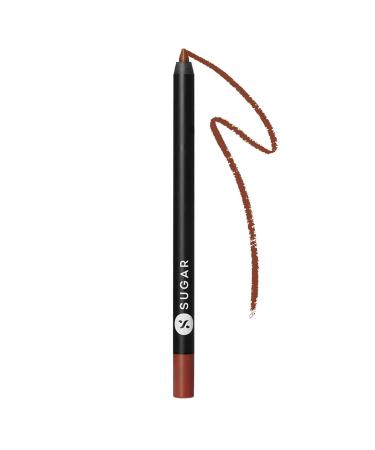 SUGAR Cosmetics Lipping On The Edge Lip Liner - 01 Taffeta Terracotta with Sharpener Water-Resistant 10 Hours With Zero Feathering Or Fading. 01 Taffeta Terracotta (Terracotta Brown)