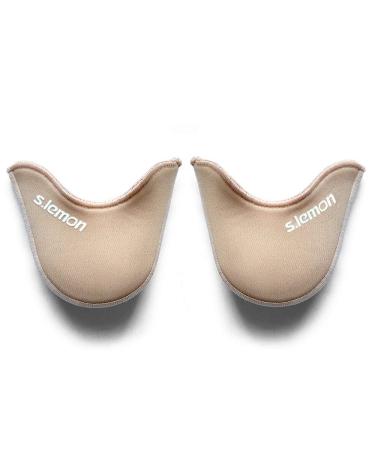 s.lemon Ballet Toe Pads Silicone Toes Protectors Covers Dance Toe Caps for Pointe Shoes 1 Pair (Pack of 1)