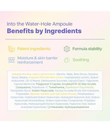 Into the Water Hole Ampoule 50ml - Hydrating Serum for Dry Sensitive Skin | Cruelty-Free Vegan Korean Skincare - Buy Online on GoSupps.com