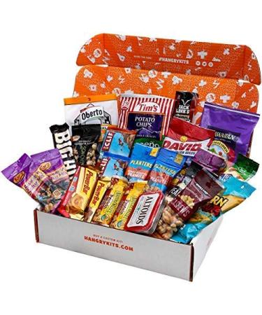 MEGA MAN HANGRY KIT - Gift for Men - College Care Package - Full Of What Men Crave - Nuts, Meat, Protein, and All Other Types of Snacks (28 Items)