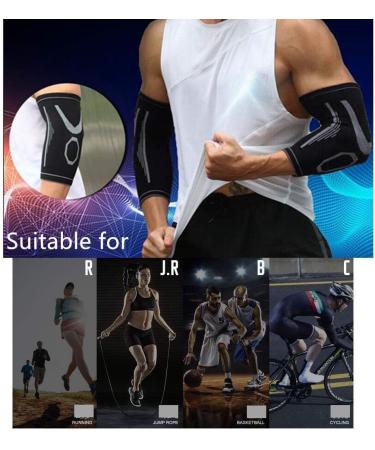 Ellenbogen Bandage - Elbow Support Brace for Men & Women | Sports Relief for Tennis & Volleyball | M/L/XL Available - Buy Online on GoSupps.com