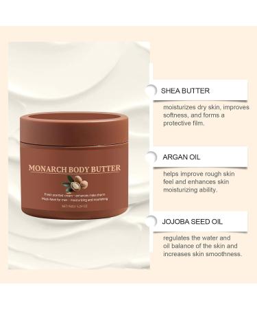 Crowned Skin Body Butter for Men Long-lasting fragrance fast absorption moisturizing non-greasy natural ingredients cologne body lotion enhance men's charm 5.29oz (2) - Buy Online on GoSupps.com