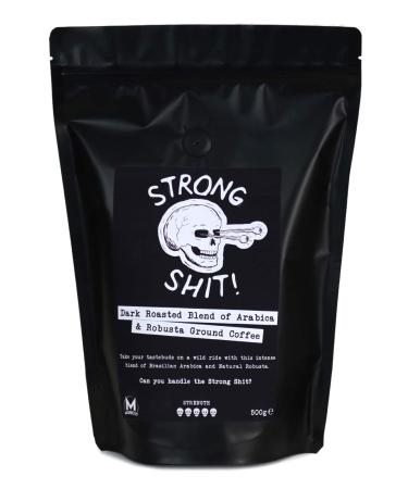 Dark Roasted Blend of Arabica and Robusta Ground Coffee - 500g - Buy Online on GoSupps.com