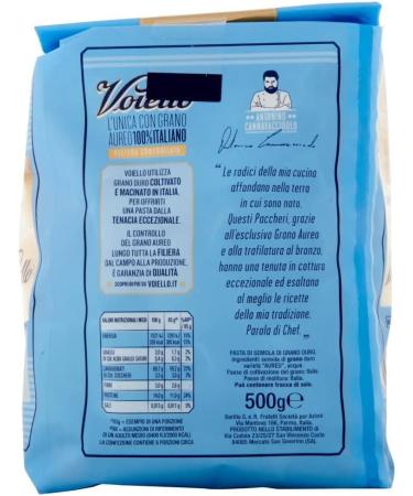  Italian Gourmet E.R. Voiello Pasta Il Pacchero Pack of 4 100% Italian Pasta N 123 500 g + Polpa Gourmet Italian Gourmet 400 g - Buy Online on GoSupps.com