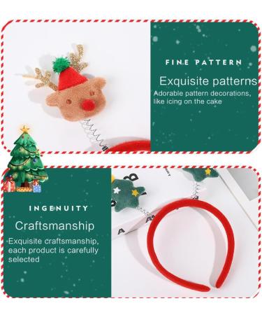 xbiez Eye Catching LED Headbands for Christmas Be the Life of the Celebration (One Size Springy Santa Hat & Christmas Tree Designs) Santa Claus - Buy Online on GoSupps.com
