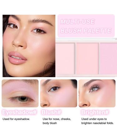 3 in 1 Brown Nude Face Highlight Bronzer Powder Palette - Buildable Matte Coverage for Contour Brightening & Natural Makeup - Ultra Sculpt for Nose & Eyeshadow Primer - International Shipping Available - Buy Online on GoSupps.com