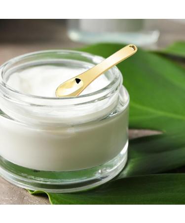 Cosmetic Scoop Cream Spoon 6 Reusable Face Scoops | Metal Cosmetic Applicator for Creams Lotions Moisturizers Beauty Accessories - Buy Online on GoSupps.com