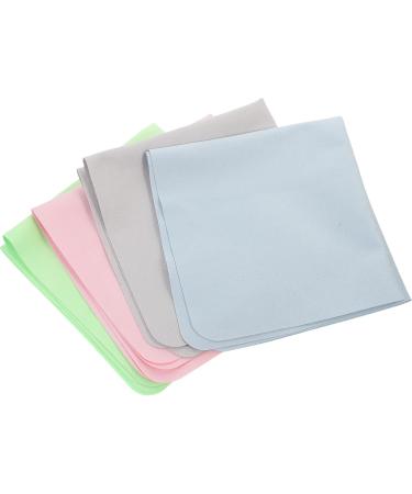 Buy LOGOFUN 4Pcs Large Colorful Eyeglass Cleaning Cloths - Soft & Portable Glasses Cleaners for Home Use - Buy Online on GoSupps.com