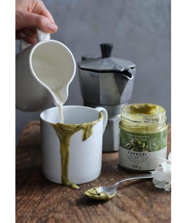 Favuzzi Italian Pistachio cream P.D.O Bronte/Pack of 2 / Made with 55% pistachio - Buy Online on GoSupps.com