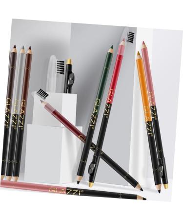 VINTORKY 12pcs Lip Liner Eyeliner Natural Pen Makeup Lip Liner Makeup Supplies Eyebrow Pencil Black Wood - Buy Online on GoSupps.com