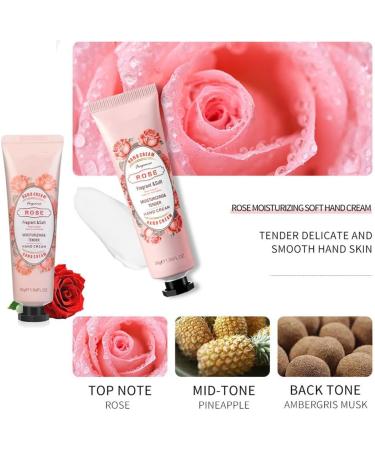 No l Coffret Cadeau Femme No l Cr mes Mains Hydratantes Cr mes pour Mains Coffret Cadeau pour Saint-Valentin Cadeau d'Anniversaire 5 Pi ces (Roses+Olives+Fleurs de Cerisier+Bleuets+Camomille) - Buy Online on GoSupps.com