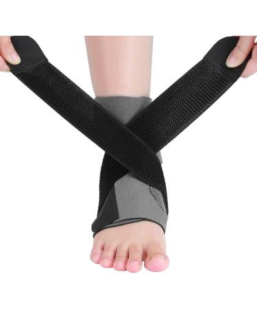 ANGGREK Ankle Guard - Grey Foot Guard with PE Pressure Plate | One Size 2 Packs - Best International Shipping - Buy Online on GoSupps.com