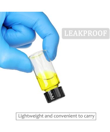 10ml Glass Vials - Transparent Colorless Pack of 10 - Ideal for DIY Crafts & Storage | International Shipping Available - Buy Online on GoSupps.com
