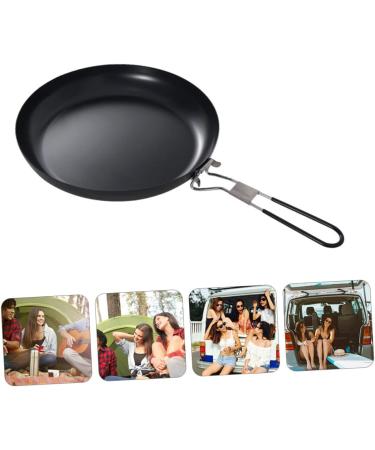 Zerodeko 9 Inch Fry Pan 2pcs 9 Frying Pan Iron Water Cup Metal 9 Inch Skillet 43.5X24X4.9CMx2pcs Blackx2pcs - Buy Online on GoSupps.com