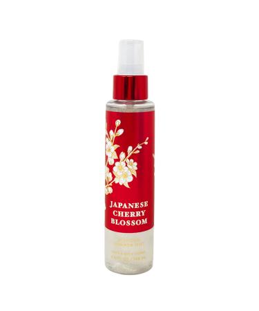 Bath & Body Works Japanese Cherry Blossom Diamond Shimmer Mist - 4.9 fl oz / 146 mL Japanese Cherry Blossom 4.9 Fl Oz (Pack of 1)