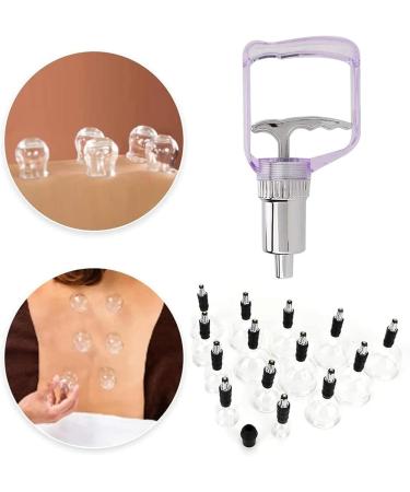 MTTXY 14-Part Cupping Therapy Set - Professional Glass Tap Massage Kit in 5 Sizes for Home Use & Studio - Buy Online on GoSupps.com