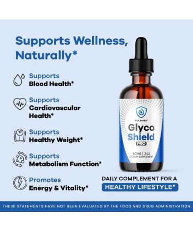 (5 Pack) Glyco Shield Drops - Official GlycoShield Pro Blood Formula Support Supplement Drops - Maximum Strength Original Natural to Overall Wellness and Support Health Reviews 5 Bottles for 5 Months - Buy Online on GoSupps.com