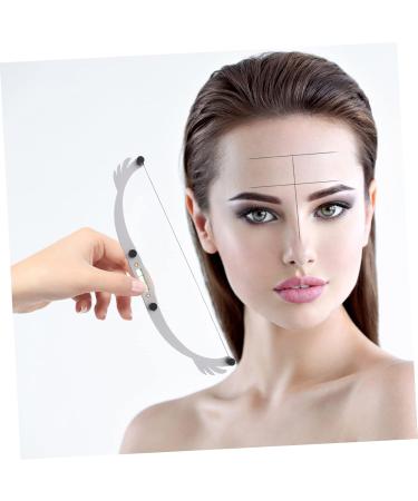 FOMIYES 4pcs white white outfit brow shaping kit positioning ruler aluminum alloy eyebrow line - Buy Online on GoSupps.com