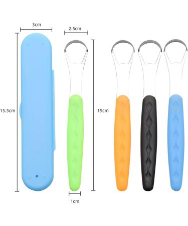 Premium Tongue Cleaner with Scraper & Silicone Grip Dental Care for Adults & Kids | Fresh Breath Solution - Buy Online on GoSupps.com