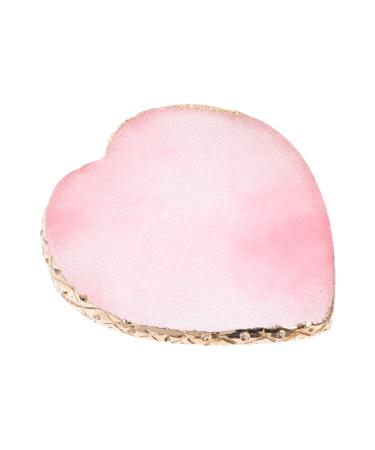 WOONEKY WOONEKY Multifunctional Manicure Mixing Board Heart-Shaped Foundation Mixing Tray for Nail Polish Art