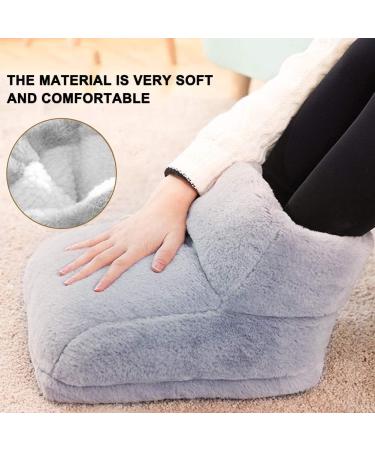 Buy Lyeiaa Electric Foot Warmers - 3 Heating Levels Super Soft & Safe Gray | Keep Your Feet Warm Anywhere! - Buy Online on GoSupps.com