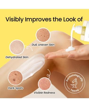 #OOTD Vitamin C Body Lotion, 750ml (25.36 fl oz.) Gentle Daily Moisturizer with Niacinamide & Glutathione for Dry & Sensitive Skin - Buy Online on GoSupps.com