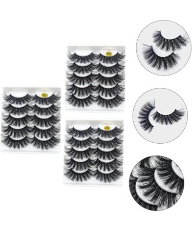 FRCOLOR 15 Pairs False Eyelashes Natural False Eyelashes Bulk Makeup Cross Natural Look Lashes Beauty Lashes Girl Cosmetics False 104X89X15CM Black - Buy Online on GoSupps.com
