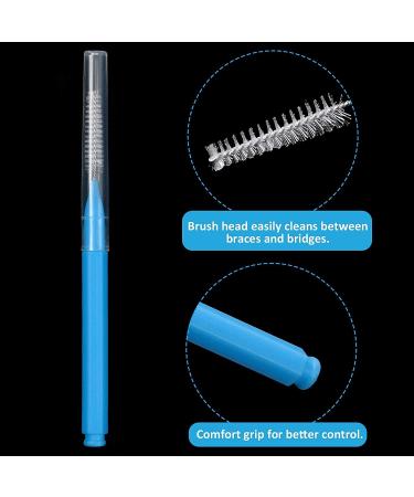 Interdental Brush Toothpick Set | 40 PC Oral Care Tool with Storage Box & 20 Dental Floss Optimal Teeth Cleaning Solution - Buy Online on GoSupps.com