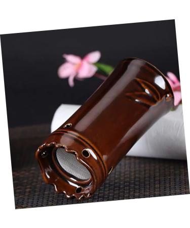 Frcolor Ceramic Moxibustion Pot - Ergonomic Moxa Stick Holder & Portable Moxa Burner for Health & Massage - Buy Online on GoSupps.com