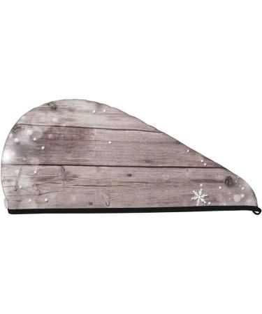 Christmas Fir Tree & Snowflake Hair Towel Wrap - Super Absorbent Coral Velvet for Long Curly Thick Hair | Quick Dry Microfiber Cap - Buy Online on GoSupps.com
