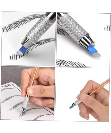  GLEAVI GLEAVI 1 x Crystal Embroidery Pen L piz De Cejas Bladee Tattoo Eyebrow Shape Pen Brown Eye Makeup Multi-Purpose Tattoo Pen - Buy Online on GoSupps.com