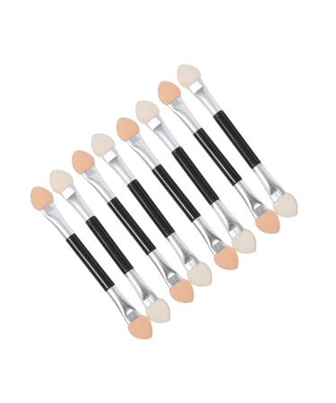 OHPHCALL 20pcs Latex Eye Shadow Stick Double-ended Eye Shadow Brush Eye Shadow Sponge Makeup Gadgets Plastic