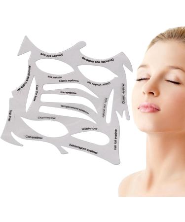 3 Eye Shadow Stencil Cat Eye Shadow Stickers | Eyeshadow Pads Multipurpose Eye Makeup Stencil Tool Kit Quick Make-Up Template for Beginners 3 Pcs 01 - Buy Online on GoSupps.com