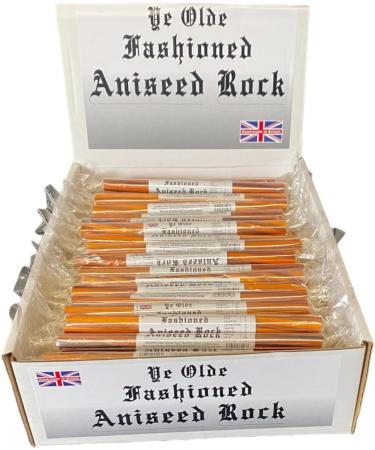 100 X Aniseed Original Rock Sticks Handmade Traditional Rainbow Classic Sweets Retro Seaside Gift Wholesale Confectionery - Buy Online on GoSupps.com