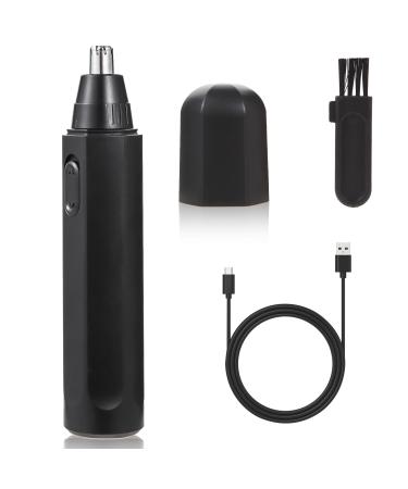 Nose and Ear Hair Trimmer for Men and Women Stainless Steel Double Edged Knife Trimmer Safe and Easy to Clean Clippers Professional IPX7 Waterproof Dual Edge Blades for Easy Cleaning