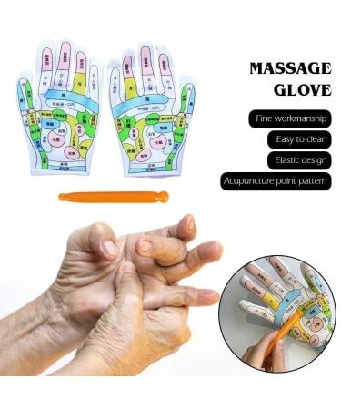 Buy Pessrrtewg K8V8 Sock Gloves - Foot Acupressure & Reflexology Massage Colorful One Size Set - International Shipping Available - Buy Online on GoSupps.com