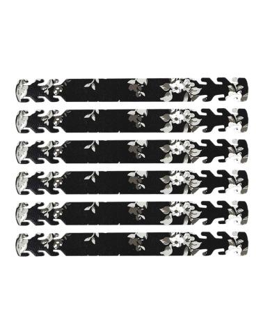 Milist 6 st mouth protection ear hook facial cover Extraution hook flowers pattern or