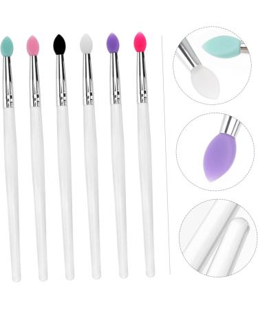 MAGICLULU 18 Pcs Eye Shadow Brush Eyeshadow Makeup Eye Shadow Application Tool Silicone Brush - Buy Online on GoSupps.com